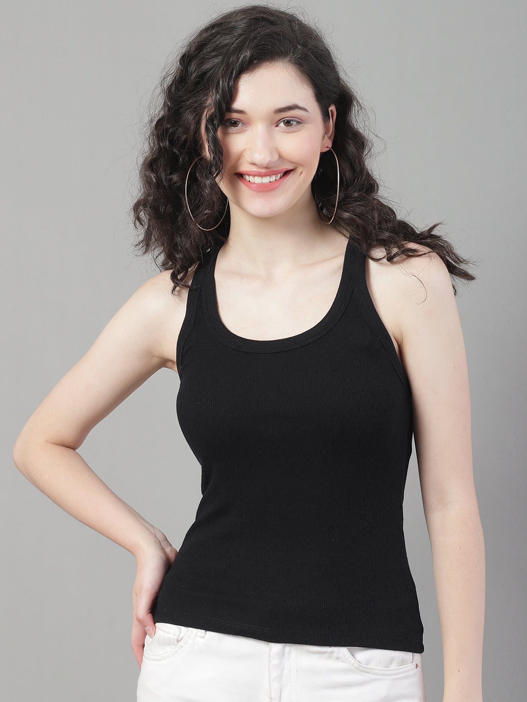 Spaghetti Camisole & Tank top black