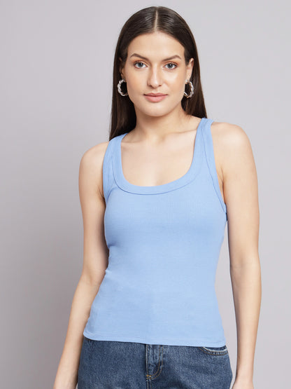 Spaghetti Camisole & Tank Top Blue