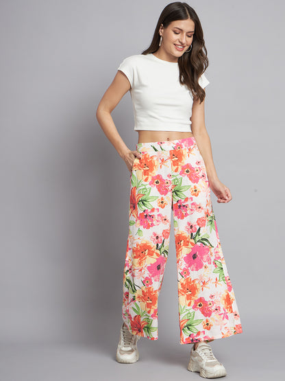 Flared fit Linen Solid Multicolor wide-leg  Culottes