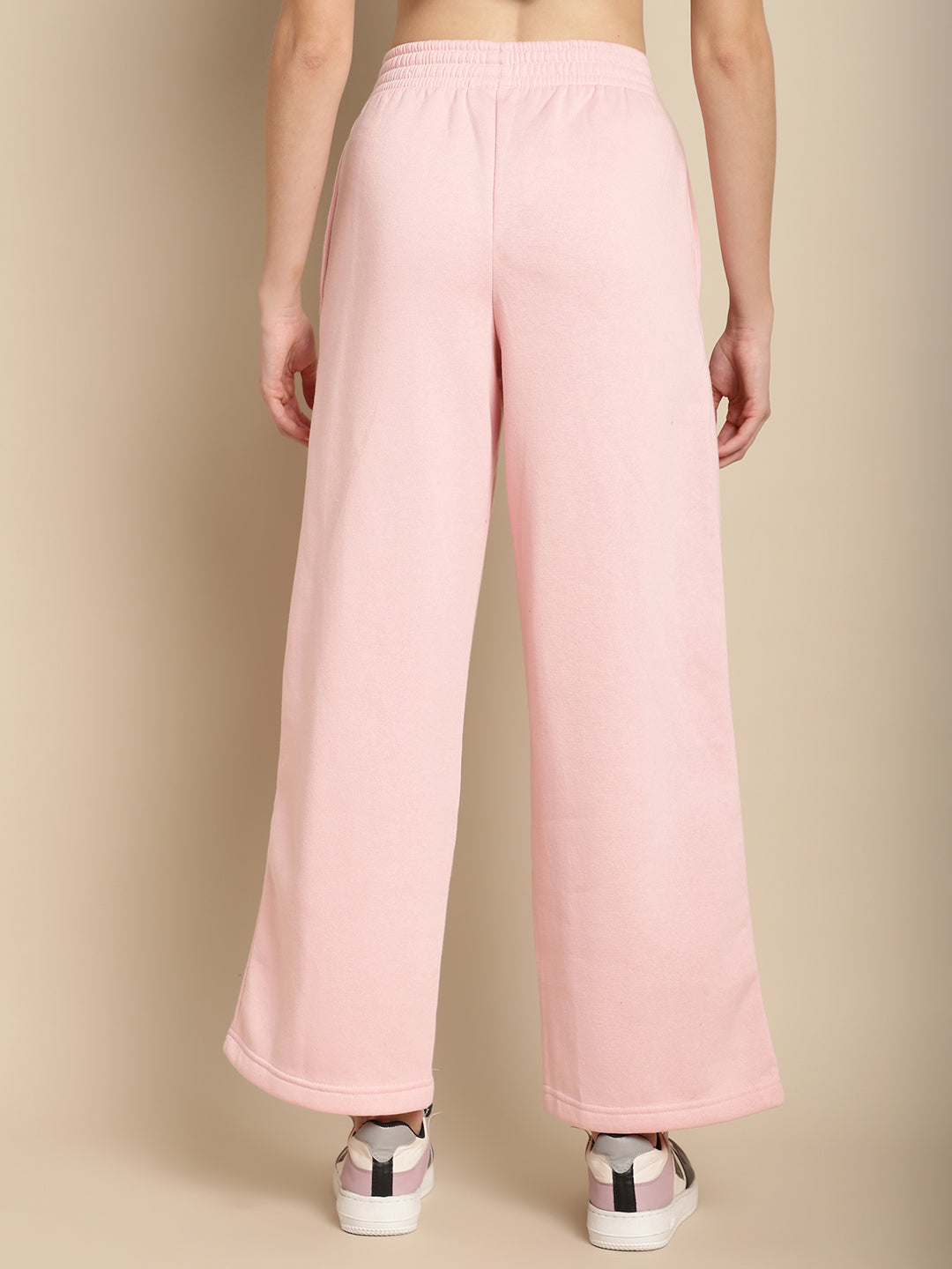 Baby Pink Straight leg trousers