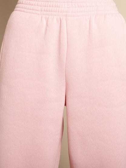 Baby Pink Straight leg trousers