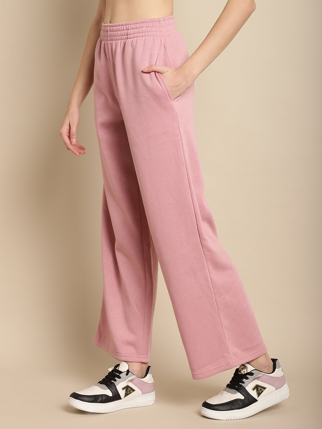 Light Pink straight leg trousers