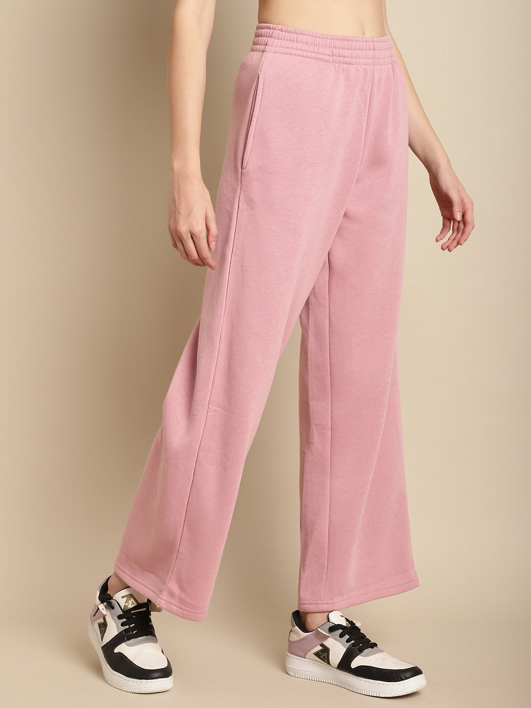 Light Pink straight leg trousers