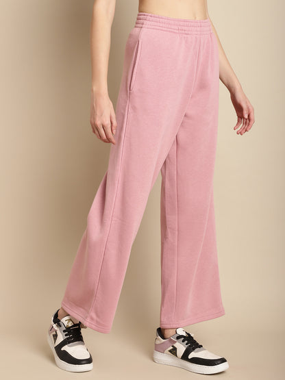 Light Pink straight leg trousers