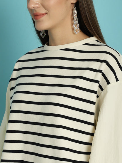 Striped Long Sleeve Top